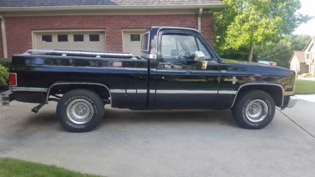 1987 black silverado short bed