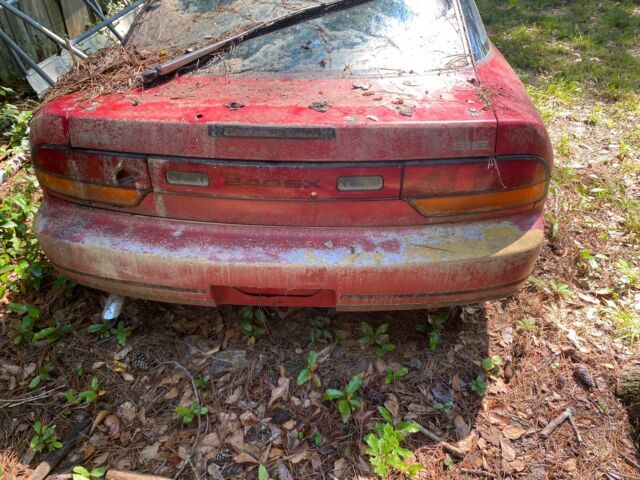 1991 nissan 240sx hatchback red rwd manual base