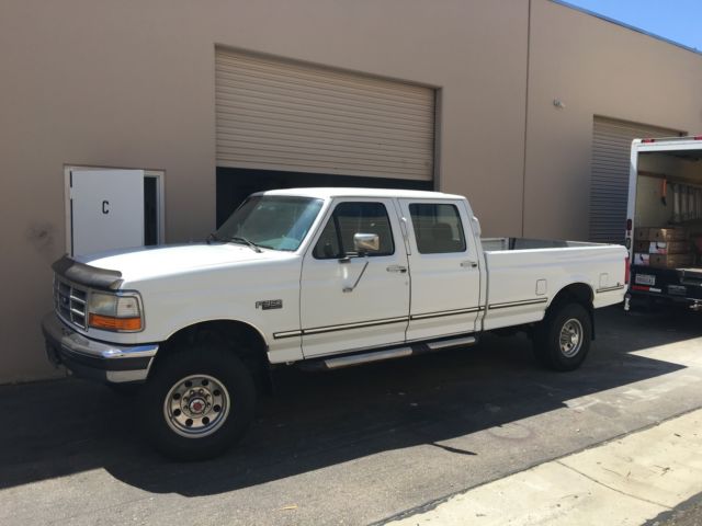 1993 ford f-350 xlt crew cab pickup 4-door 7.5l