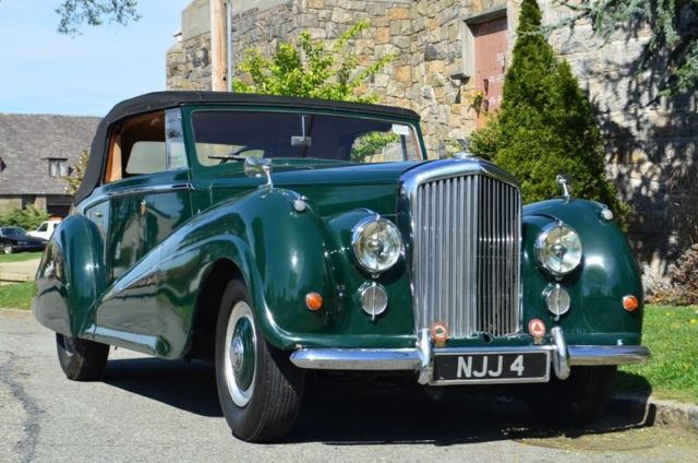 1953 bentley r-type 0 green 4-speed manual