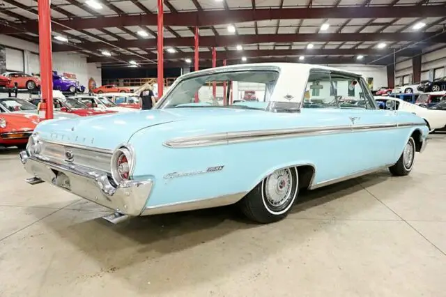 1962 ford galaxie 500 xl 9326 miles pagoda green coupe 352ci v8 3-speed automat