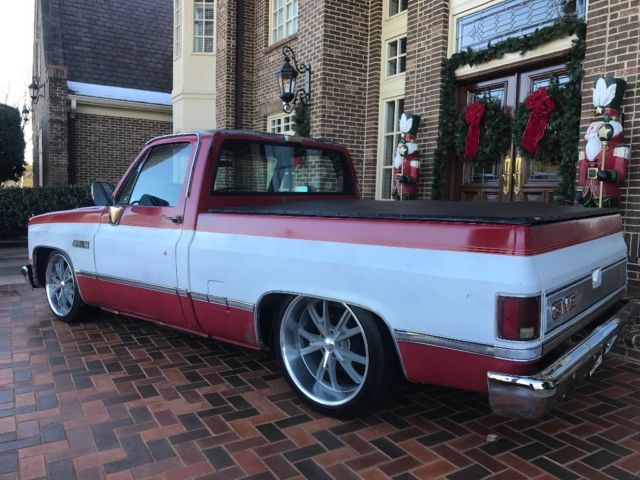 1984 gmc sierra classic short bed truck hot rod patina truck