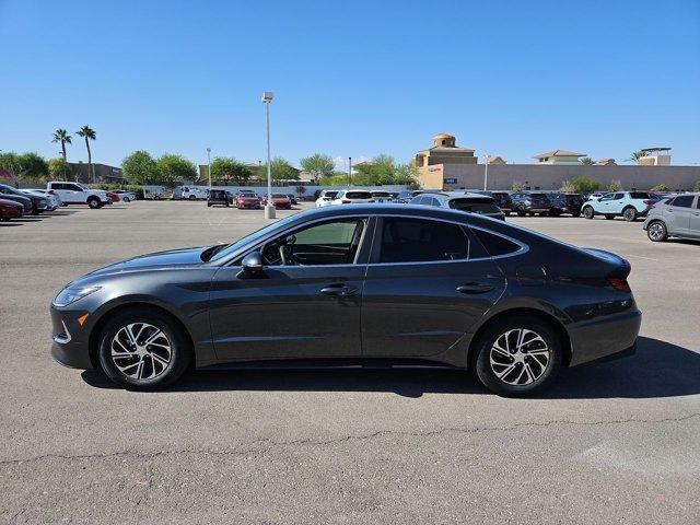 2022 hyundai sonata hybrid blue
