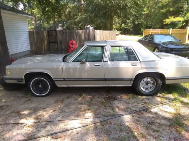 1991 mercury grand marquis sedan brown rwd automatic gs