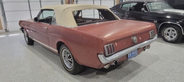 1966 ford mustang gt convertible 4 speed ac ps. pony interior