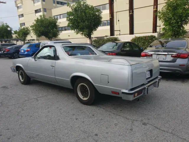 mint 1978 chevrolet el camino calssic pick up truck silver with red interior