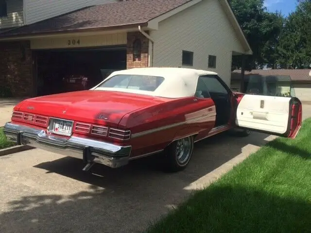 1975 chevrolet caprice classic convertible 1 owner 11011 miles mint condition !