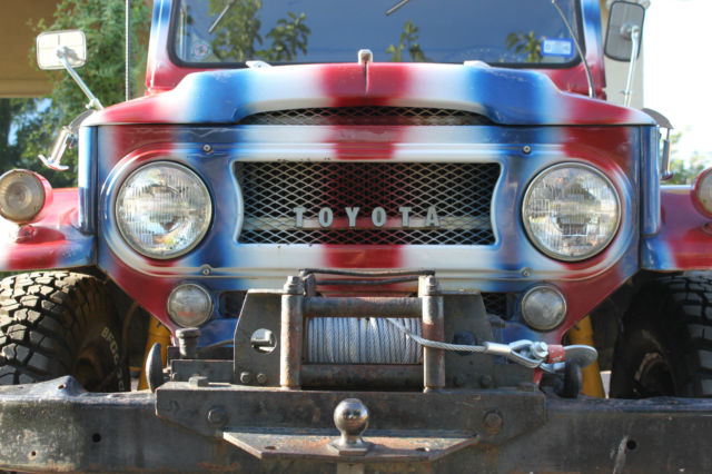 1967 toyota fj40 landcruiser 4.2 l 3 speed w toyota factory pto winch