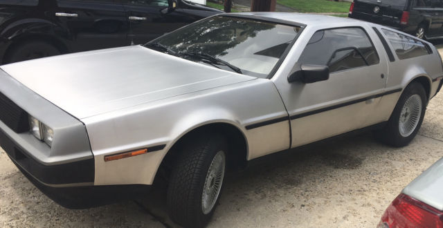 delorean dmc12 1981 11500 miles silver