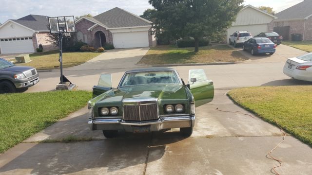 special order moondust metallic green1971 lincoln mark iii