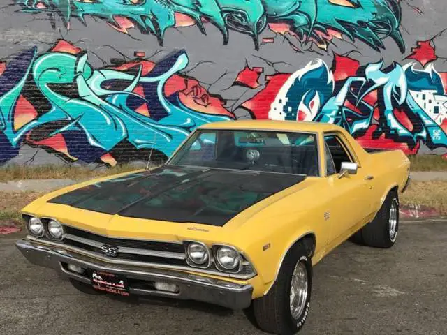 1969 chevrolet el camino ss 396 factory a/c automatic rwd v8 6.5l gasoline