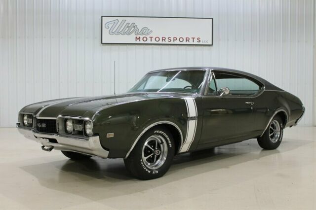1968 oldsmobile 442 0 green 400ci 4 speed manual