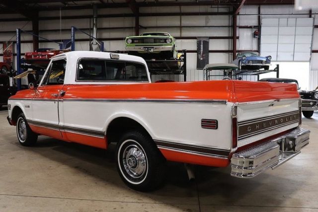 1972 chevrolet c10 65784 miles hugger orange pickup truck 350 v8 automatic