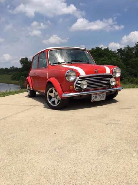 1988 austin mini cooper "red hot" edition