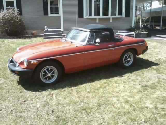 vintage 1976 mgb convertible