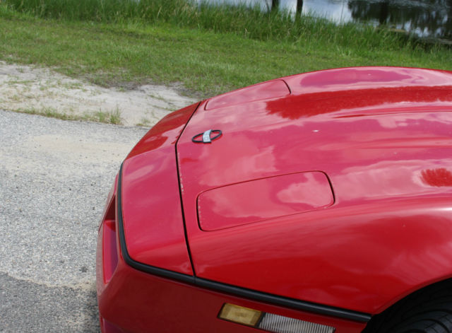1989 chevrolet corvette red convertible fl car