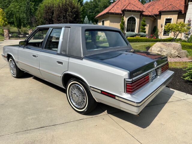 1985 chrysler lebaron sedan grey fwd automatic