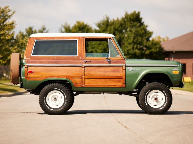 1974 ford bronco "woody" 1 of 1