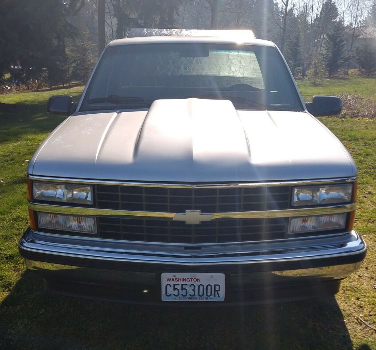 swb chevy c1500 c/k 1500 short bed silverado 350 auto chevrolet pickup truck c10