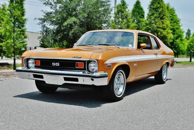 15,495 1 owner miles mint original 1973 chevrolet nova ss 350 bucket's console