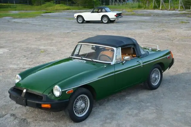 garage find 13332 actual mile british racing green overdrive wire wheel original