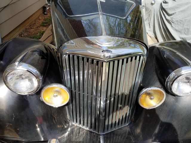extremely rare 1951 jaguar mark v saloon zhigh performance factory engine option