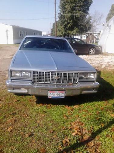 1980 chevy impala 4 door 4.4l 68,000.00 original miles in west lafayette, oh