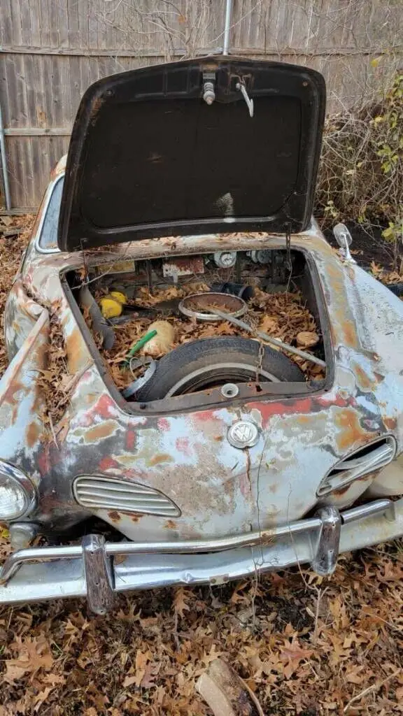 1963 volkswagen karmann ghia coupe grey rwd manual