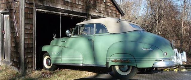 1946 pontiac torpedo 6000 original miles barn find convertible