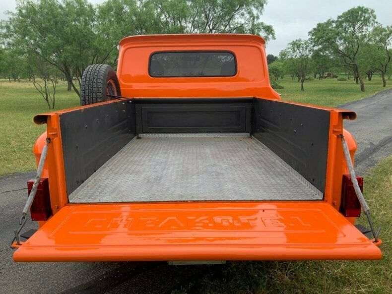 1964 chevrolet c10 77102 miles orange pickup truck