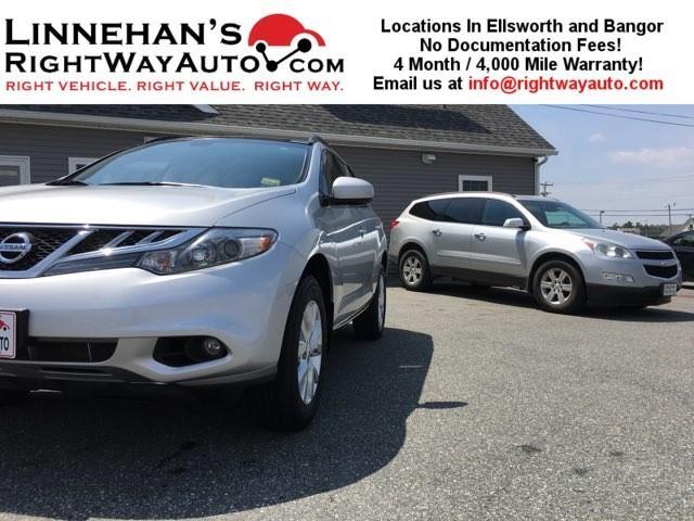 2013 nissan murano sl awd sl 4dr suv for sale in ellsworth, maine