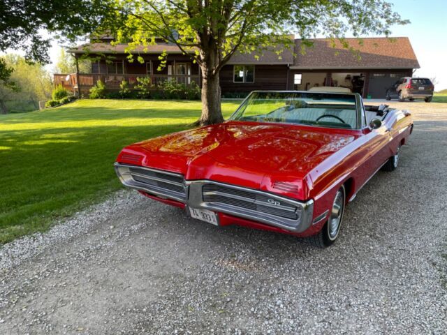 rare 1 year only 1967 grand prix convertible, only 5866 produced