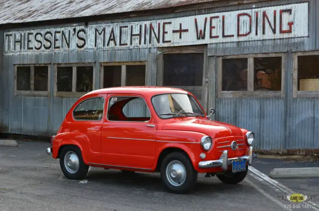 1959 fiat 600 - beautiful ca. #'s matching suicide door - looks & runs great!