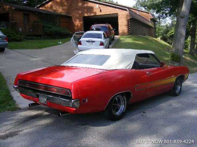 1971 ford torino gt 500 convertible ultra rare, straight body, 460 v8