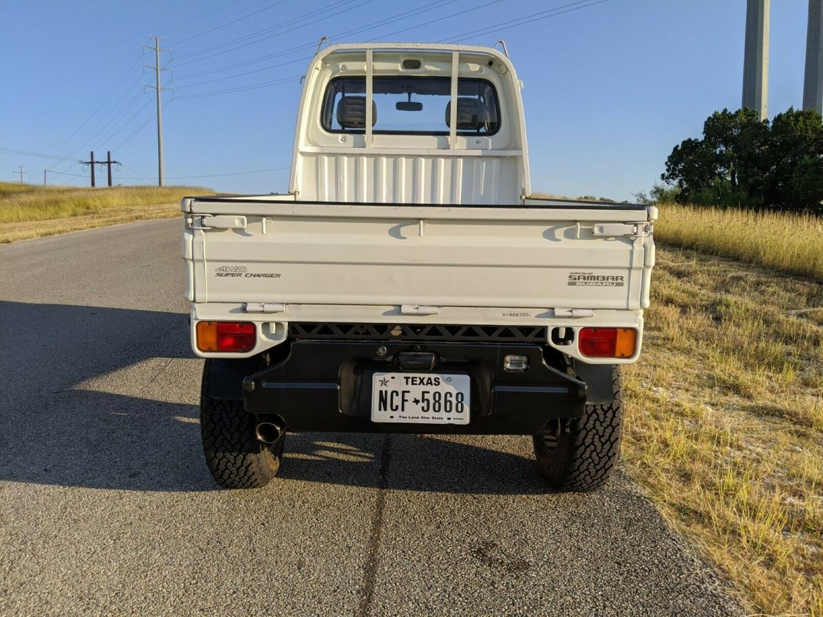 1993 subaru sambar turbocharged kei mini truck