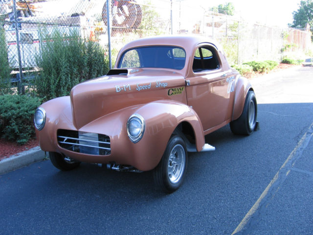 "c c rider" willys record setting 5-time national champion gasser