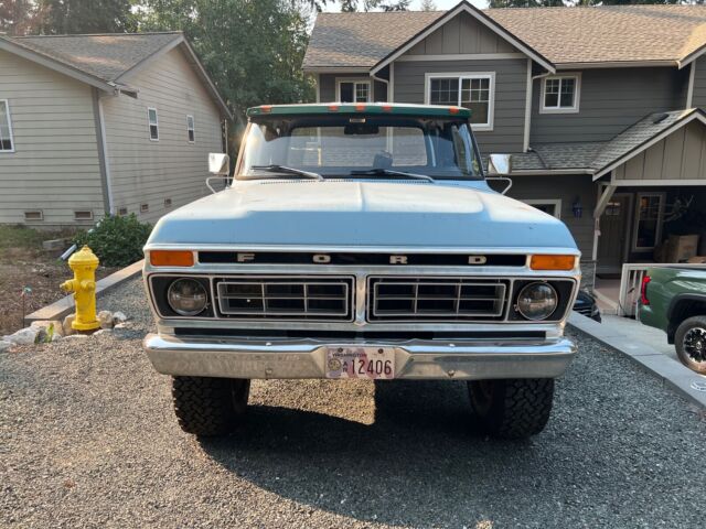 1976 ford f250 pickup grey rwd automatic custom