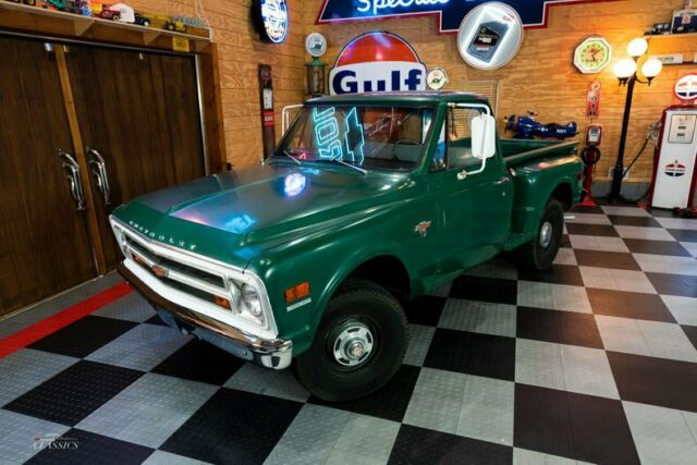 1968 chevy k10 4x4 side step short bed truck all original sinclair c10
