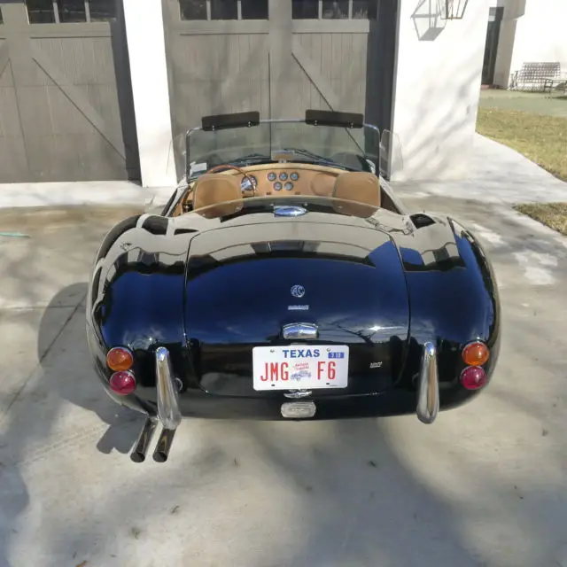 1986 ac autokraft cobra, 302, black / tan interior, 19k miles, all aluminum