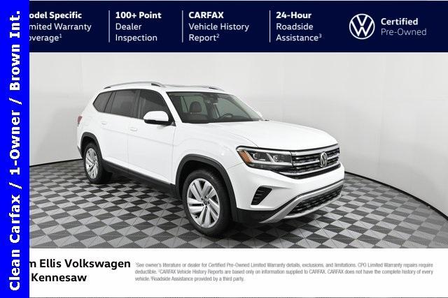 2021 volkswagen atlas 3.6 v6 sel