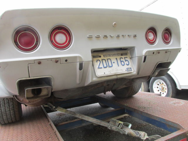 1973 corvette project 454 automatic a/c ps pb tilt-tele