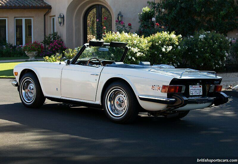 1974 triumph tr-6 4 speed with overdrive california car