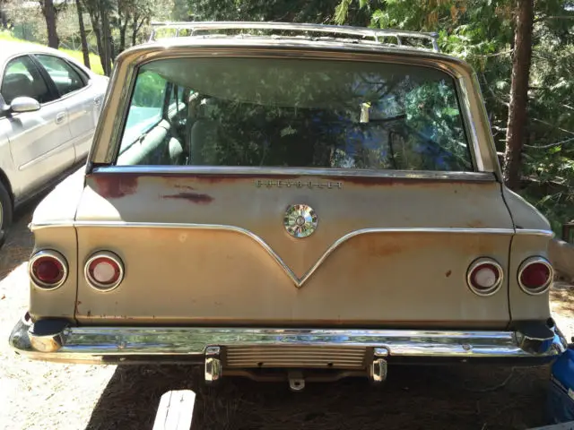 1961 chevrolet nomad very original patina v8 9 passenger car *rare*