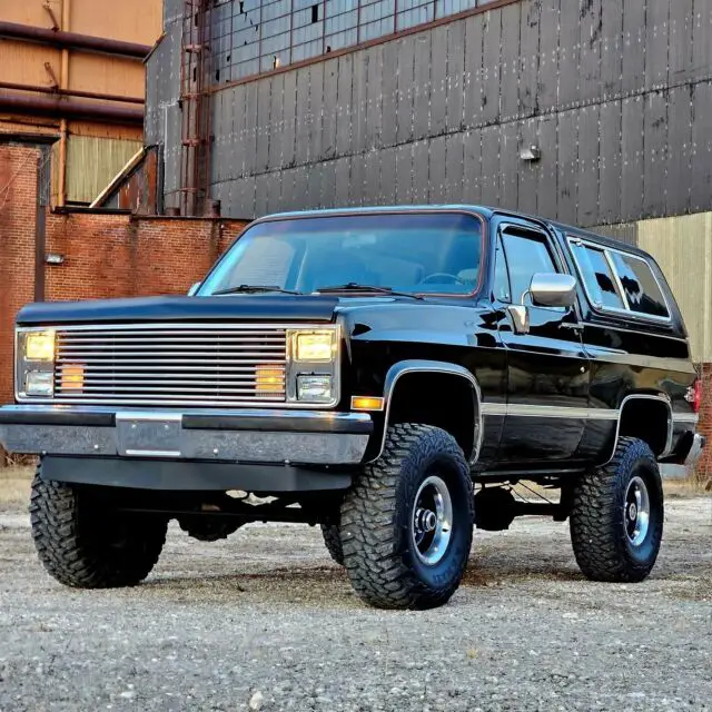1986 gmc jimmy suv black 4wd manual k1500
