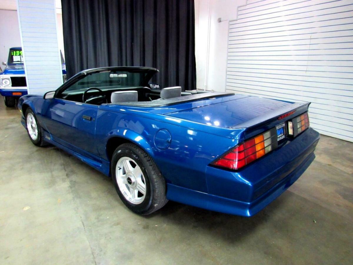 1992 chevrolet camaro rs convertible 92,866 miles blue convertible 5.0l v8 ohv 1