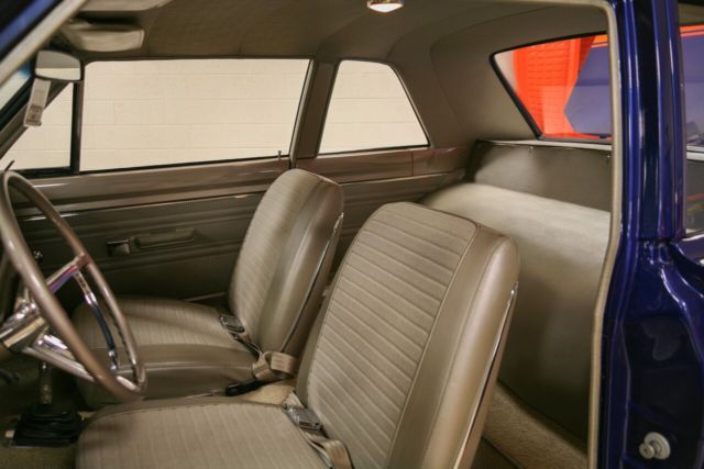 1967 dodge dart sedan lamborghini blue w/orange stripe on tail