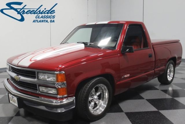 1992 chevrolet silverado supercharged 5500 miles burgundy pickup truck zz430 sup