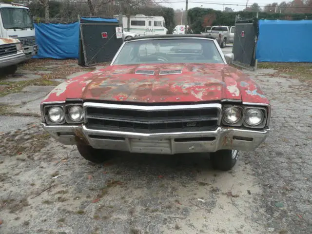 1969 buick gs 400 convertible, matching numbers with original build sheet