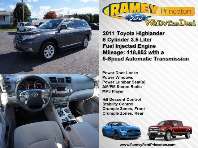 2011 toyota highlander base awd base 4dr suv for sale in elgood, west virginia