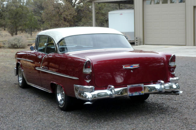 1955 chevrolet bel air hardtop custom full body-off-the-frame restoration!